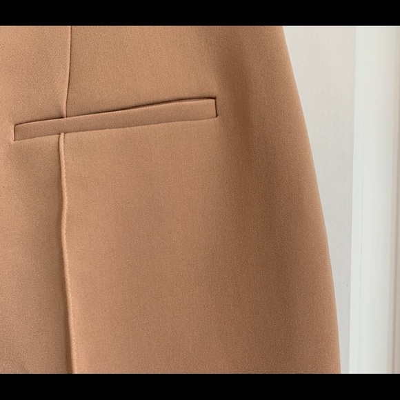 NWT DVF Wide Leg, Front Pleat Pant (Camel, Sz 4) - Picture 11 of 14